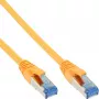 InLine Patch kabel S/FTP PiMF Cat.6A bezhalogenowy 500MHz żółty 7,5m