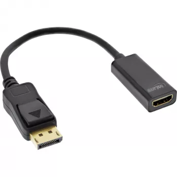 InLine Adapter DisplayPort na HDMI z dźwiękiem 17198E