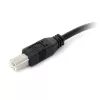 StarTech.com 9 m (30 ft.) Active USB 2.0 A to B kabel, 9 m, USB A, USB B, USB 2.0, 0,48 Gbit/s, Czarny