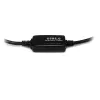 StarTech.com 9 m (30 ft.) Active USB 2.0 A to B kabel, 9 m, USB A, USB B, USB 2.0, 0,48 Gbit/s, Czarny