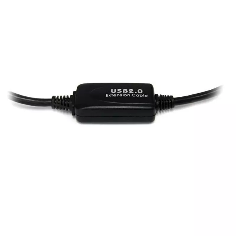 StarTech.com 9 m (30 ft.) Active USB 2.0 A to B kabel, 9 m, USB A, USB B, USB 2.0, 0,48 Gbit/s, Czarny