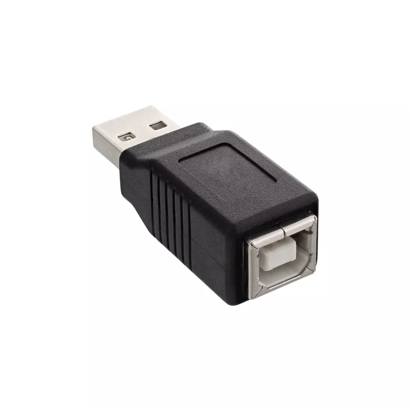 Adapter USB 2.0 Typ A męski / Typ B żeński InLine 33443