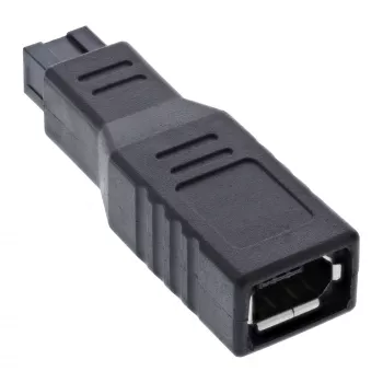 InLine FireWire 400 / 800 1394b Adapter 6 to 9 Pin female / male