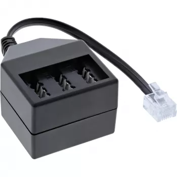Kabel przejściowy InLine TAE RJ11 6P4C wtyk do TAE NFN gniazdo 69942A