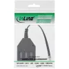 Kabel przejściowy InLine TAE RJ11 6P4C wtyk do TAE NFN gniazdo 69942A