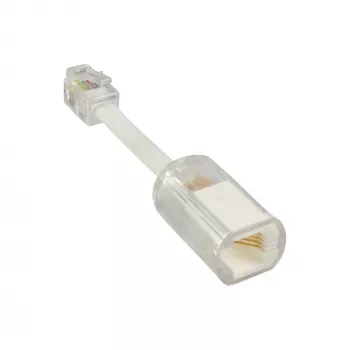 InLine Twist-Stop rozplątacz do słuchawki telefonicznej – przezroczysty + kabel