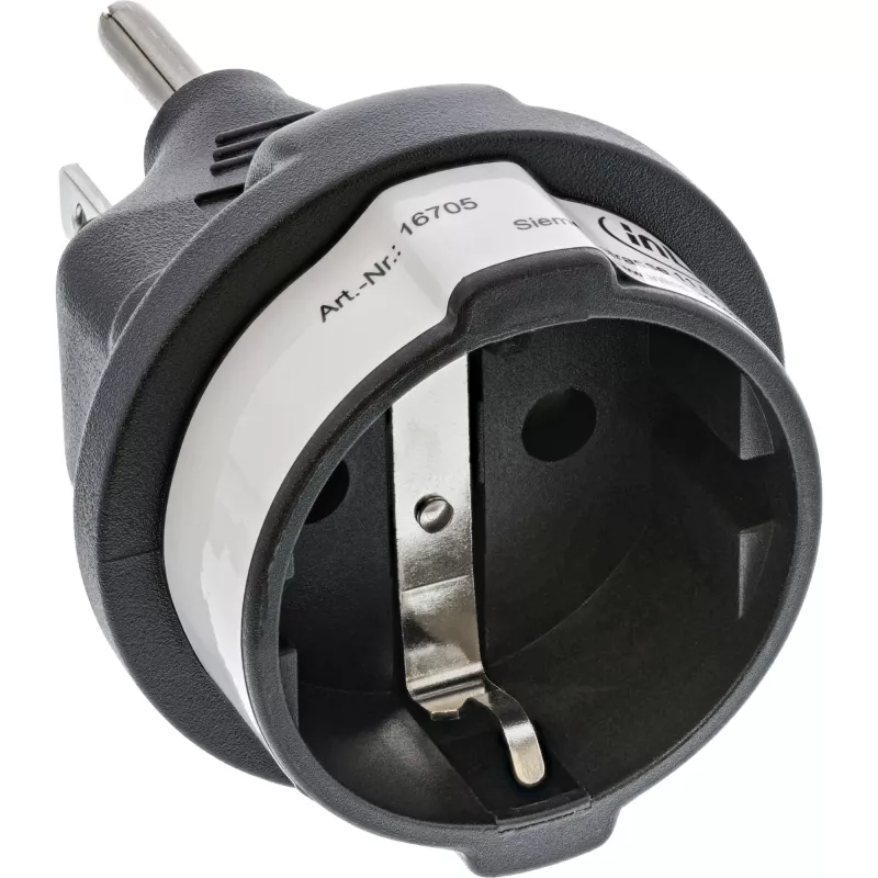 Adapter podróżny InLine 16705 USA US męski na typ F żeński