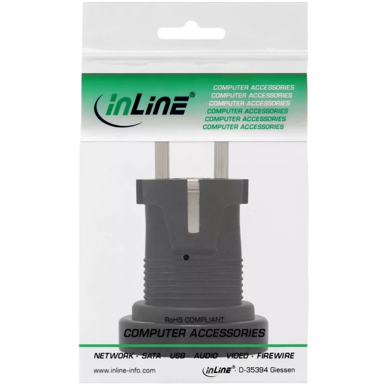 Adapter podróżny InLine Typ F na I Niemcy na Australię i Nową Zelandię