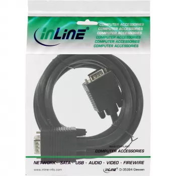 Kabel S-VGA InLine 17719B 15HD męski męski czarny 2 m