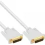 Kabel InLine DVI-D 24+1 męski/męski DVI Dual Link biało-złoty 5 m