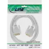 Kabel InLine DVI-D 24+1 męski / męski DVI Dual Link biały/złoty 2m