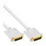 Kabel InLine DVI-D 24+1 męski / męski DVI Dual Link biały/złoty 2m