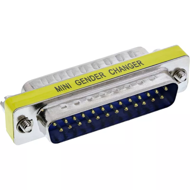 InLine Mini zmieniarka płci 25-pin Sub-D męski/męski