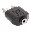 Audio Adapter 3.5mm jack female Stereo / 2x RCA male InLine 99343