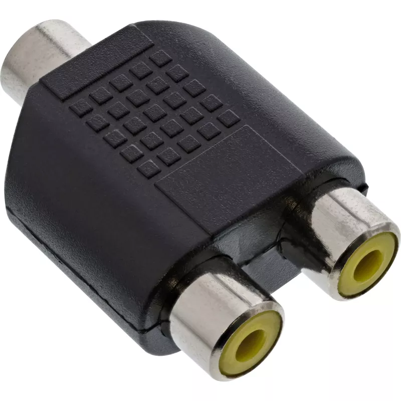 Adapter Audio 3.5mm jack mono żeński / 2x RCA żeński InLine 99338