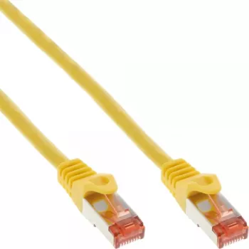 InLine Patch kabel S/FTP PiMF Cat.6 250MHz PVC miedź żółty 40m