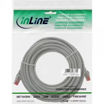 InLine Kabel krosowy S/FTP PiMF Cat.6 250MHz PVC miedź szary 40m