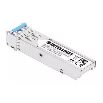Intellinet Industrialny Gigabitowy Moduł transceivera Światłowodowego SFP 1000Base-LX Single-Mode 10 km Srebrny