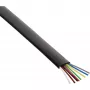 Modular kabel InLine 68818 8-żyłowy kabel taśmowy 100 m krążek czarny