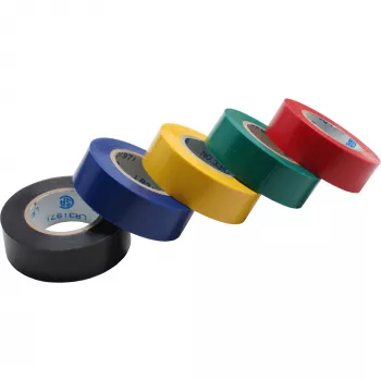 Taśma elektryczna InLine 5 szt. 18 mm x 9 m różne kolory