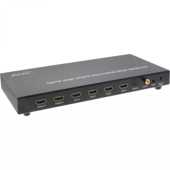 InLine HDMI Matrix Switch, 4K2K, 4 wejścia na 2 wyjścia