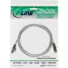 InLine Patch kabel SF/UTP Cat.5e przezroczysty 1m