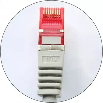 InLine Patch kabel S/FTP PiMF Cat.6 250MHz miedź bezhologenowa szary 5m