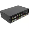 InLine przełącznik AV manualny 4-portowy 3x RCA IN/OUT Composite Czarny