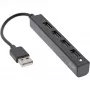 InLine USB 2.0 4-Port Hub, USB-A męski na 4x USB-A żeński, kabel 15cm