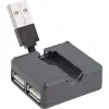 InLine USB 2.0 4-Port Hub, USB-A męski do 4x USB-A żeński, kabel 4cm