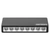 Intellinet 8-portowy przełącznik Fast Ethernet rozmiar biurkowy, z tworzywa sztucznego, IEEE 802.3az (Energy Efficient Ethernet), czarny