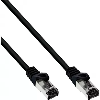 InLine Patch kabel S/FTP PiMF Cat.8.1 bezhalogenowy 2000 MHz czarny, 2m