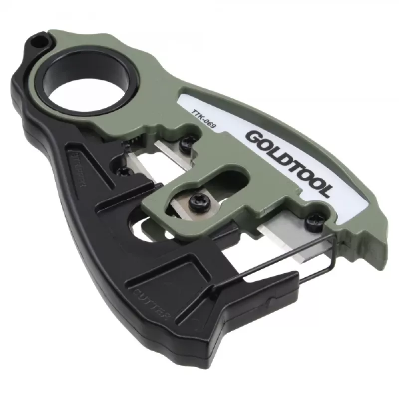 Ściągacz izolacji z obcinaczem kabli InLine 74101A