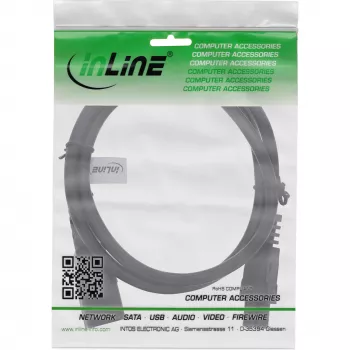 Kabel zasilający InLine, gniazdo C14 na wtyk C5, czarny, 2 m