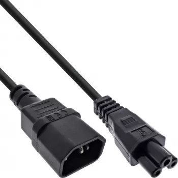 Kabel zasilający InLine, gniazdo C14 na wtyk C5, czarny, 5 m