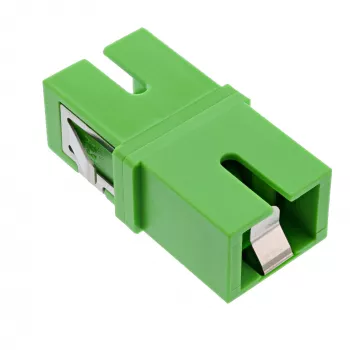Adapter światłowodowy InLine 89992G simplex SC/SC SM zielony