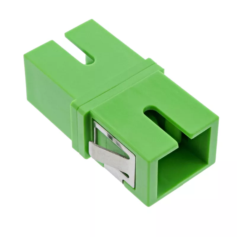 Adapter światłowodowy InLine 89992G simplex SC/SC SM zielony