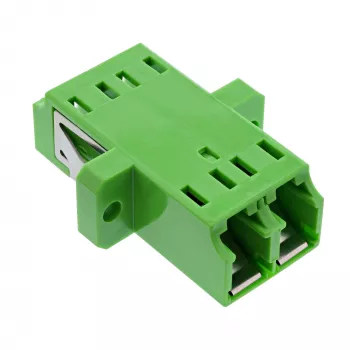 Adapter światłowodowy InLine 89989R Duplex LC/LC SM Żeński/Żeński Zielony