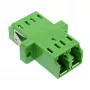 Adapter światłowodowy InLine 89989R Duplex LC/LC SM Żeński/Żeński Zielony
