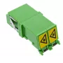 Światłowodowy adapter InLine 89989O LC/LC SM żeński/żeński zielony