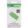 Światłowodowy adapter InLine 89989O LC/LC SM żeński/żeński zielony
