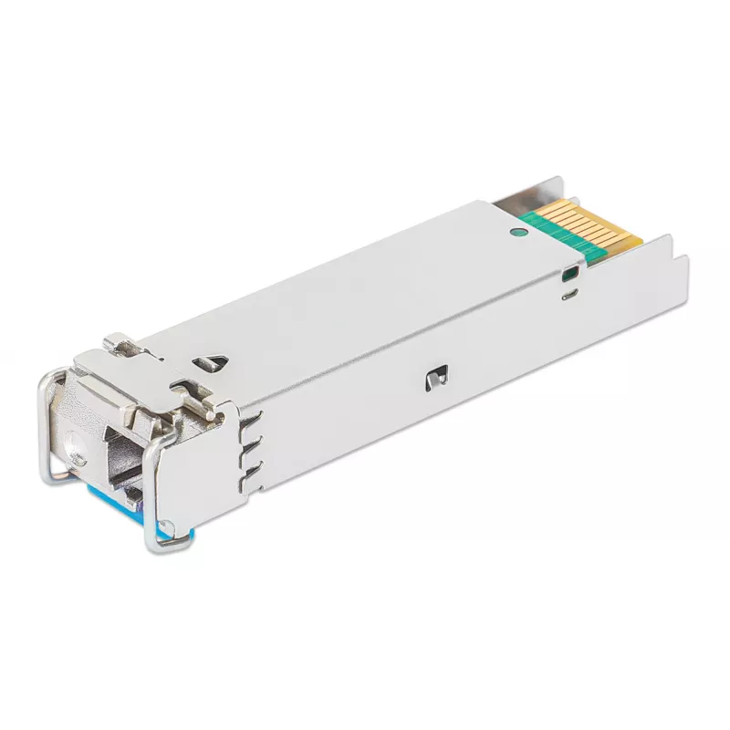 Intellinet Gigabit Fiber WDM Bi-Directional SFP Optical transceiver Module 1000Base-BX-U LC 40 km