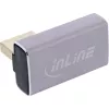 Przejściówka DisplayPort InLine 17291I szaro-czarna ze złoconymi stykami