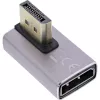 Przejściówka DisplayPort InLine 17291I szaro-czarna ze złoconymi stykami