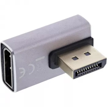 Adapter DisplayPort InLine 17291H szary czarny pozłacany