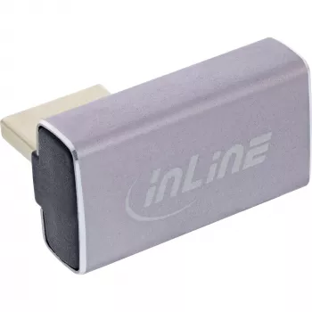 Adapter DisplayPort InLine 17291H szary czarny pozłacany