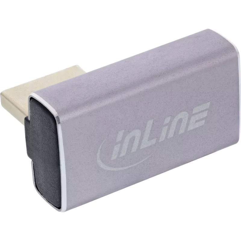Adapter DisplayPort InLine 17291H szary czarny pozłacany