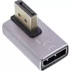 Adapter DisplayPort InLine 17291H szary czarny pozłacany