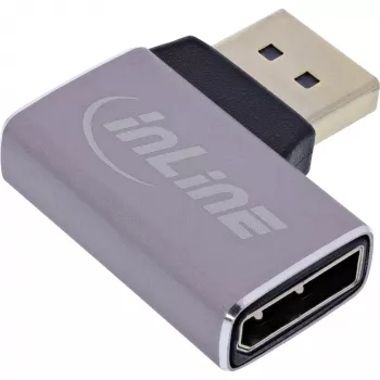 InLine 17291D adapter zmiany płci kabla DisplayPort Szary, Czarny