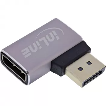 InLine 17291D adapter zmiany płci kabla DisplayPort Szary, Czarny